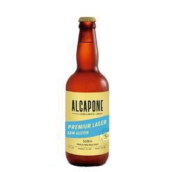 Cerveja ALCAPONE Premium Lager Sem Glúten 500ml