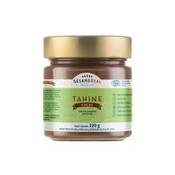 Tahine SESAMO REAL Cacau Vegano/Sem Glúten e Sem Lactose 220g