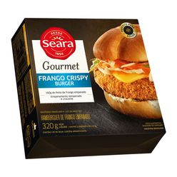 Burguer Frango crispy Seara Gourmet 320g Burguer