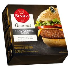 Hamburguer Seara Gourmet Tradicional 360g