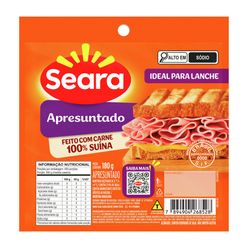 Apresuntado SEARA Cozido Fatiado 180g