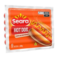 Salsicha hot dog SEARA 500g