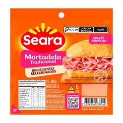 Mortadela tradicional fatiada SEARA 180g