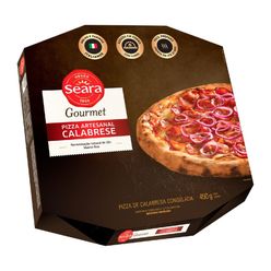 Pizza Seara Artesanal Calabrese Fermentação Natural De 24h 450g