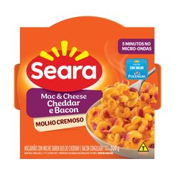 Mac&cheese cheddar e bacon SEARA 300g