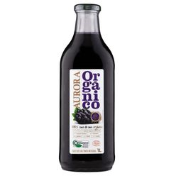 Suco AURORA Orgânico Uva Integral 1l