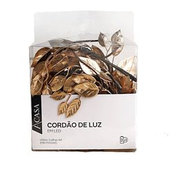 Cordão Led Natal Folhas - A\CASA