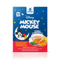 Chá DESINCHÁ Mickey Mouse Noite Encantada Tangerina e Maracujá com 10 Sachês