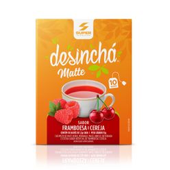 Chá DESINCHÁ Matte Framboesa e Cereja com 10 Sachês