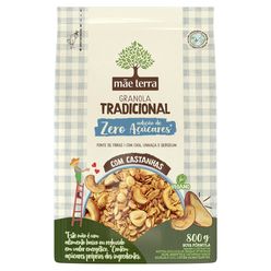 Granola MÃE TERRA com Castanhas Zero Adição de Açúcares 800g