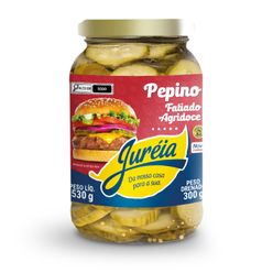 Pepino Fatiado JURÉIA Agridoce 300g