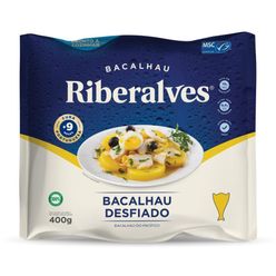 Bacalhau RIBERALVES Desfiado Dessovado Congelado 400g