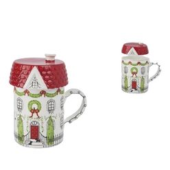 Caneca Magic House Cerâmica 12.6cm - A\CASA