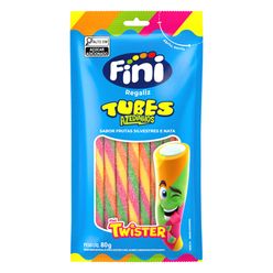 Bala FINI Tubes Azedinhos Frutas Silvestres e Nata 80g