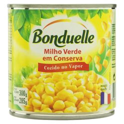 Milho verde francês BONDUELLE cozido à vapor 285g