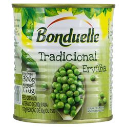 Ervilha Tradicional BONDUELLE em Conserva Lata 170g