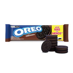 Biscoito Recheado OREO chocolate embalagem econômica multipack 270g