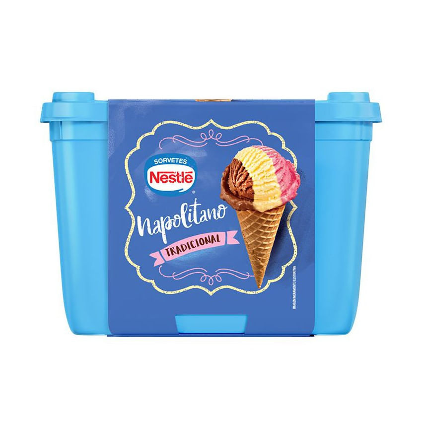 Nestle Sorvete Tradicional 1,5l Napolitano