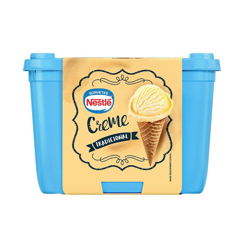 Sorvete Nestle Tradicional Creme 1,5l