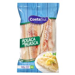 Filé Polaca do Alasca COSTA SUL Sem Pele Congelado 500g