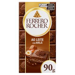 Chocolate FERRERO ROCHER Ao Leite com Avelã 90g