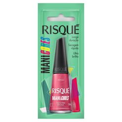 Esmalte RISQUÉ Mani Cores Cremoso Faço o Pinx em Casa 8ml
