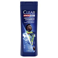 Shampoo CLEAR Men Hidratação Campeã 400ml