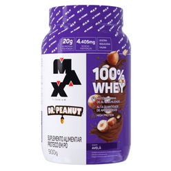 Whey MAX TITANIUM 100% Avelã 900g