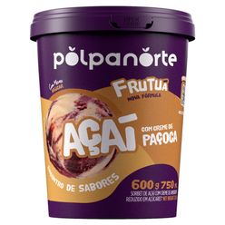 Açaí POLPANORTE Frutuá com Creme de Paçoca 600g