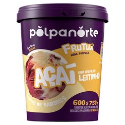 Açaí POLPANORTE Frutuá com Leitinho 600g