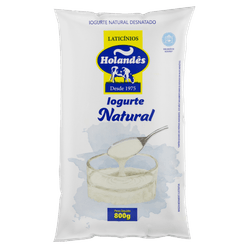 Iogurte Natural HOLANDÊS Desnatado 800g