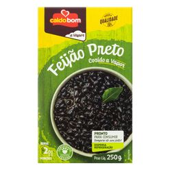 Feijão Preto CALDO BOM Cozido a Vapor 250g