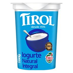 Iogurte TIROL Integral Natural 160g