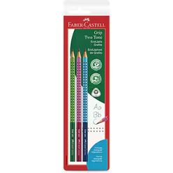 Lápis FABER-CASTELL Two Grip com 3 Cores
