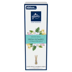 Difusor de Aromas GLADE Fresh Flowers Sal Marinho e Flores Tropicais 100ml