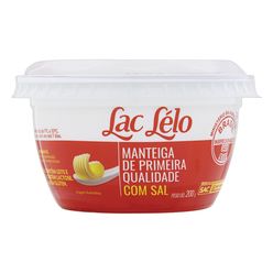 Manteiga LAC LÉLO com Sal de Primeira Qualidade 200g