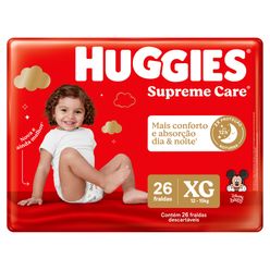 Fralda Descartável HUGGIES Supreme Care XG 26 Unidades