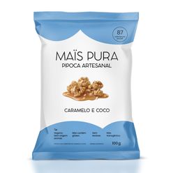 Pipoca MAIS PURA Caramelo & Coco sem Glúten e sem Lactose 100g