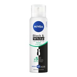 NIVEA Desodorante Aerossol Black & White INVISIBLE Fresh Erva-doce 150ml