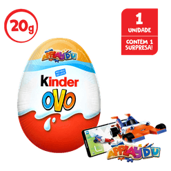 Chocolate KINDER Ovo Surpresa Laranja 1un 20g