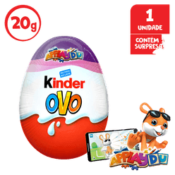 Chocolate KINDER Ovo Surpresa Roxo 1un 20g