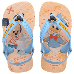 Sandália Infantil HAVAIANAS Baby Disney Classics 22 Amarelo Pop