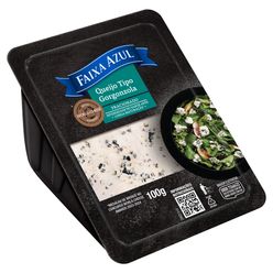 Queijo FAIXA AZUL Tipo Gorgonzola Fracionado 100g
