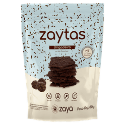 Snack ZAYTAS Brigadeiro Vegano Zero Glúten e Zero Lactose 80g