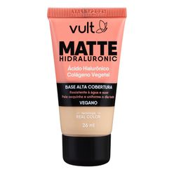 Base Liquida VULT Matte Hidraluronic V200 26ml