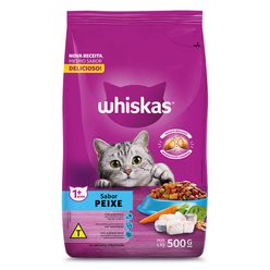 Ração WHISKAS para Gatos Peixe Pacote 900g