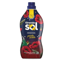 Amaciante de Roupa GIRANDO SOL Concentrado Paixão Secreta 1.5l