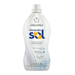 Amaciante de Roupa GIRANDO SOL Concentrado Hipoalergênico 1.5l