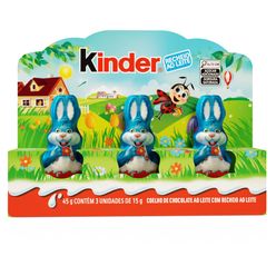 Coelho da Páscoa KINDER Chocolate ao Leite 45g