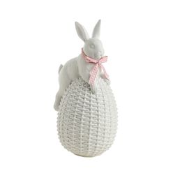 Adorno de Ovo Bunny Resina 26cm - A\CASA